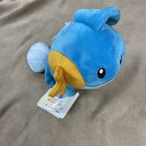 Pokemon Pocket Monsters Sitting Mudkip Plush Toy Japan Game Freak Nintendo NWT